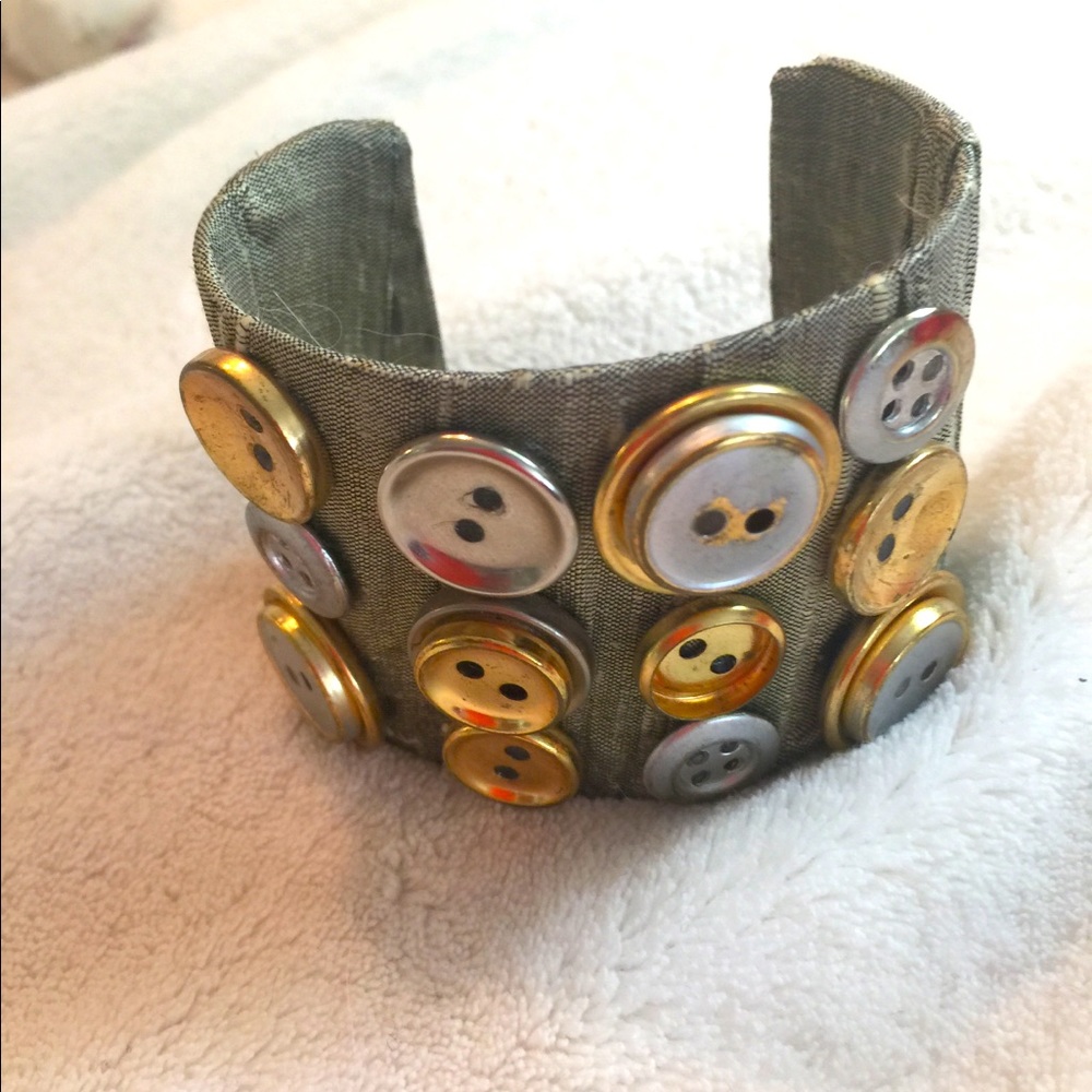 Vintage "Button" Cuff